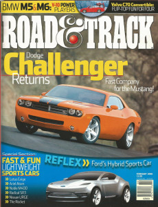 ROAD & TRACK 2006 FEB - M5, M6, CHALLENGER, M1, G6